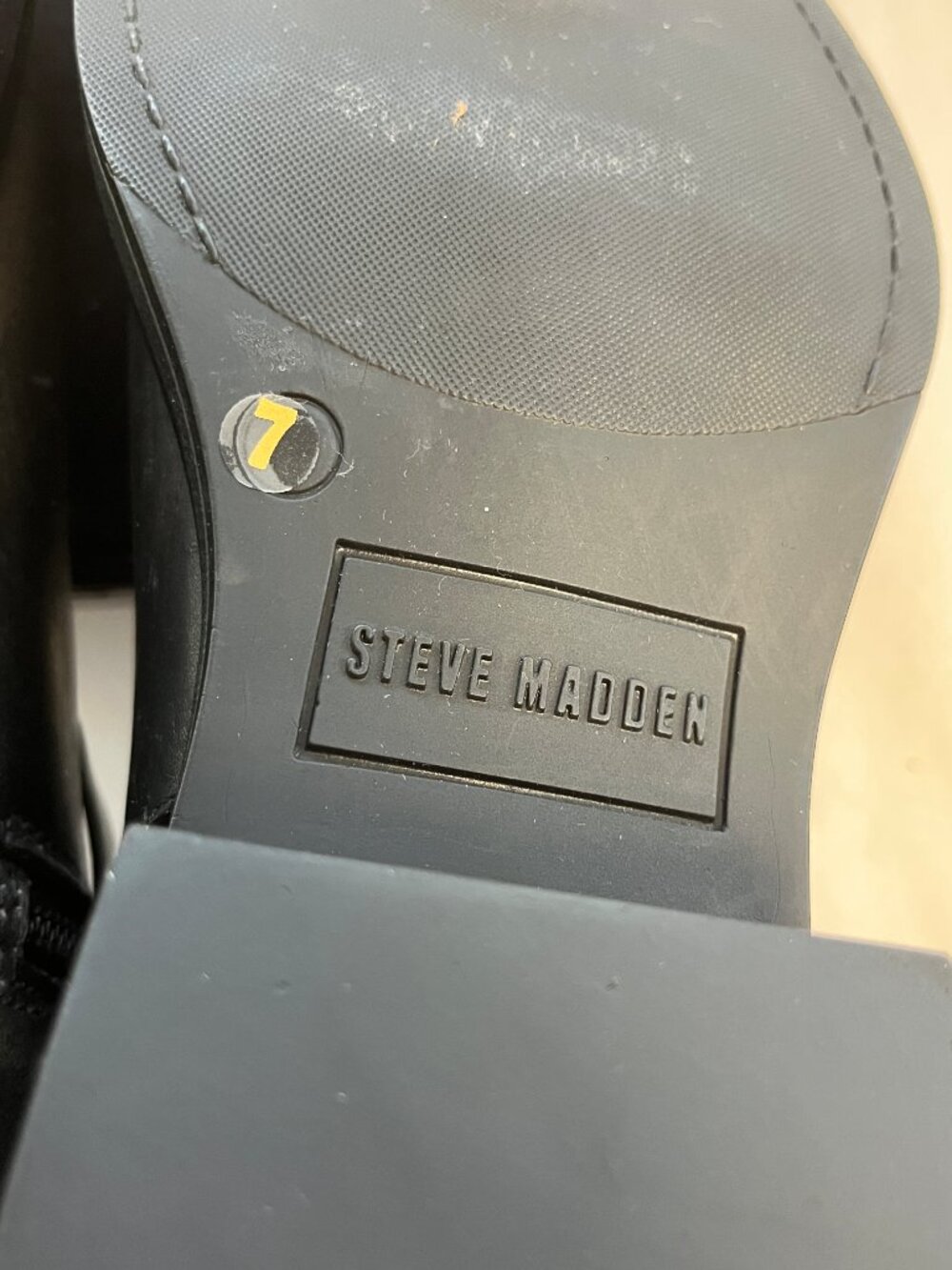 Steve Madden Brixton Harness Moto Boots Black Leather Upper Size 7 - Picture 8 of 15